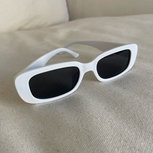 Kendall Jenner Hailey Bieber White Frame Sunglasses